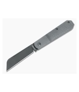 Jack Wolf Knives Midnight Jack Slip Joint Reverse Tux MIDNI-02-TI-JIG-REV-TUX - JWK-MIDNI-02-TI-JIG-REV-TUX 1