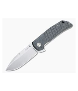 MKM Mikita x Terzuola Maximo Stonewashed M390 Black Micarta Frame Lock Flipper MM-BCT - MKM-MM-BCT 1