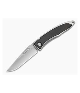 Chris Reeve Mnandi Bog Oak Wood Polished Titanium MagnaCut Frame Lock Knife (2.75" Blade) MNA-1008-035 - CRK-MNA-1000-035 1