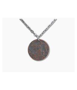 Shire Post Mint Blood Moon 1" Copper Pendant Chain Necklace - SPM-MOON-1-CO-P 1