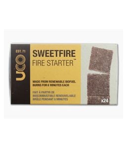 UCO Gear Sweetfire Fire Starter Tinder Tabs - 24 Pack - UCO-MT-SFT 1