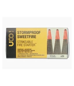 UCO Stormproof Sweetfire Strikeable Fire Starter (20 Pack) - UCO-MT-SM-SFP 1