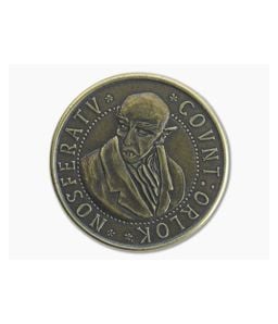 Shire Post Mint Nosferatu Count Orlok Coin Brass - SPM-NOS-BR 1