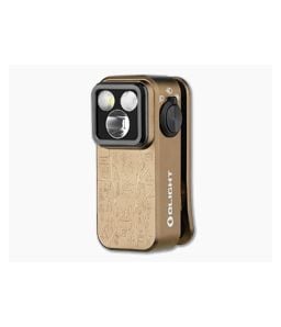 Olight Oclip Pro Ancient Script Gold Clip Light - OL-OCLIP-PRO-ANSC 1