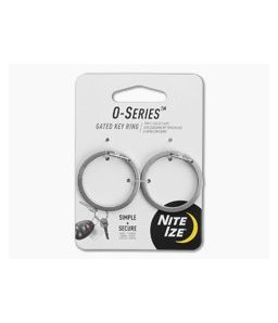 Nite Ize O-Series Stainless Steel Gated Key Ring (2 Pack) OS-11-2R6 - NI-OS-11-2R6 1