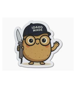 GPKNIVES Idaho Made CRK Inspired Potato Sticker - EXTRA - AC-GPSTICKER-016 1