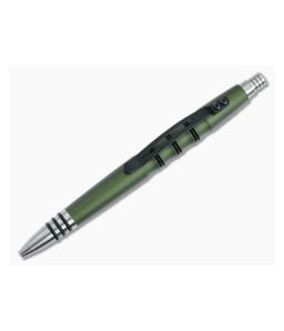 Tuff-Writer Precision Press Pen OD Green Aluminum Ink Pen - TW-PPP-AL-OD 1