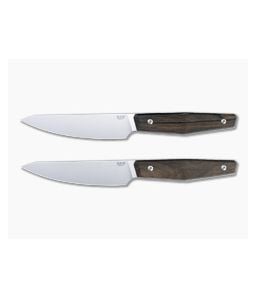 MKM Prima Steak Knife Ziricote Wood 2-Piece Set - MKM-PRST2-Z 1