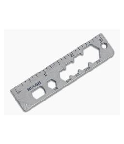 Qerim 37 Rulgo 3 Inch SAE Wallet Sized Titanium Ruler 024 - QRM-024 1
