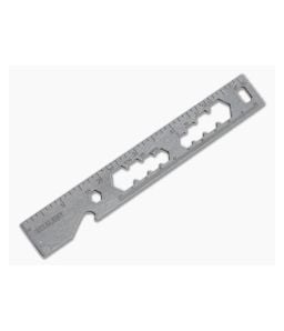 Qerim 37 Rulgo 6 Inch SAE/Metric Titanium Pocket Ruler 026 - QRM-026 1
