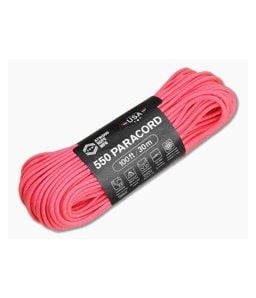 Atwood Rope 550 Paracord Pink 100 Feet - AWR-RG1016H 1