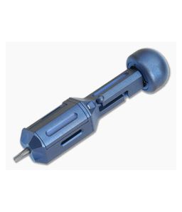 StraightLine EDC Revolve 2.0 Bit Driver Titanium Blue Stonewash - SL-RV2-BLSW 1