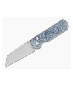 StraightLine EDC ROX Denim Canvas Micarta - SL-RX-DC 1