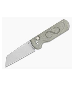 StraightLine EDC ROX Green Canvas Micarta - SL-RX-GC 1