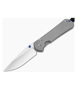 Chris Reeve Small Sebenza 31 Polished Drop Point Glass Blasted - CRK-S31-1016 1