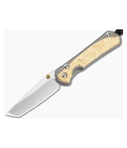 Chris Reeve Small Sebenza 31 Magnacut Tanto Box Elder - CRK-S31-1132-015 1