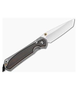 Chris Reeve Small Sebenza 31 Left Hand Tanto Macassar Ebony - CRK-S31-1135 1