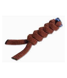 Chris Reeve Small Sebenza 31 Lanyard Rust with Blue Pin - CRK-S31-7051 1