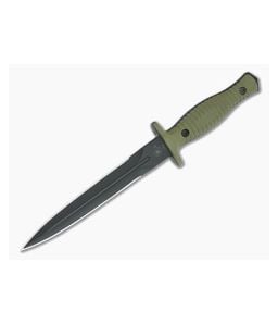 Spartan George V-14 Dagger Black Magnacut OD Green G10 - SB-SB27BKGRKYBK 1