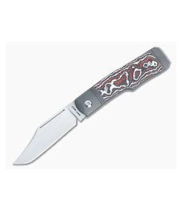 Jack Wolf Knives Sharpshooter Jack Slip Joint Snowfire SHARP-02-FC-SNOW - JWK-SHARP-02-FC-SNOW 1