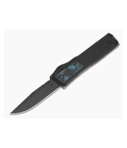 Axial Shift V3 Clip Point Black Aluminum Arctic Storm FatCarbon Inlay MagnaCut DLC OTF Automatic Knife (3.40" Blade) - AXL-SHIFT-50 1
