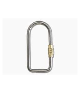 Flytanium Flat Oval Titanium Keyring - FT-FLY642 1