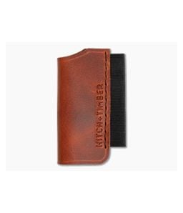 Hitch & Timber Torch Slip and Pen Holder English Tan Leather - HT-TORCH-SLIP-ET 1