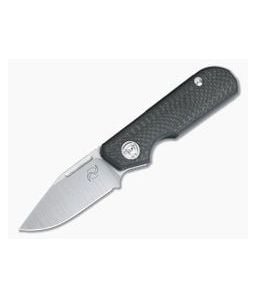 Liong Mah Design Traveler Clip Point Carbon Fiber M390 Slip Joint - LMD-TRAVELER-CP-CF 1