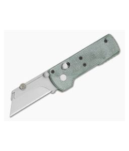 OKNIFE U1 Green Micarta Utility Knife - OK-U1-GM 1