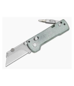 OKNIFE U1 Pro Green Micarta Utility Knife - OK-U1-PRO-GM 1