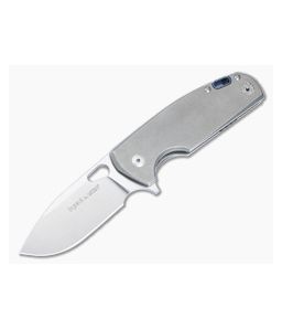Viper Kyomi Frame Lock Flipper Titanium Handle Blue Accents Satin 20CV Drop Point V5933TI - VK-V5933TI 1