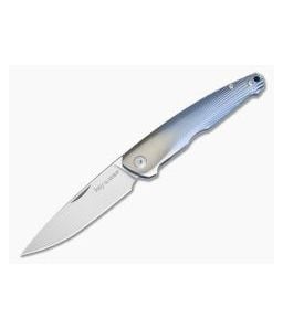 Viper Key Vox Design Slip Joint Blue Fluted Titanium M390 V5976D3BL - VK-V5976D3BL 1