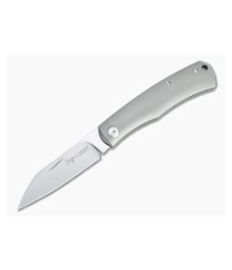 Viper Hug Thiel Design Satin M390 Smooth Titanium Slip Joint Knife V5990TI - VK-V5990TI 1