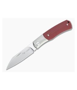 Viper Hug Thiel Design Satin M390 One Bolster Red G10 Slip Joint Knife V5992GR - VK-V5992GR 1