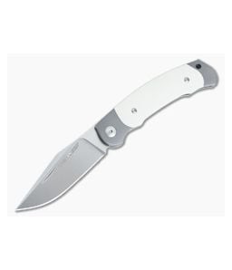 Viper Twin Satin M390 Ivory G10 Titanium Bolsters Slip Joint Knife V6002GI - VK-V6002GI 1