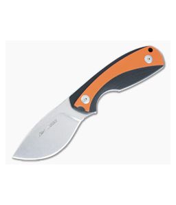 Viper Knives Vox Lille 1 Stonewashed Elmax Black and Orange G10 Fixed Blade VT4022GBO - VK-VT4022GBO 1