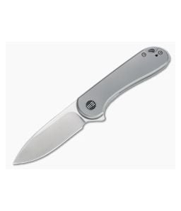 WE Knives Elementum Satin 20CV Gray Titanium Frame Lock Flipper WE18062X-1 - WE-WE18062X-1 1