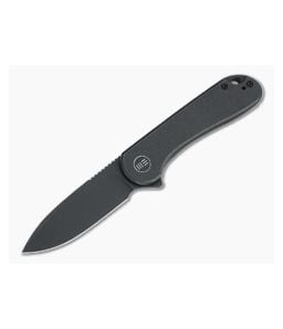 WE Knives Elementum Black Stonewashed 20CV Titanium Frame Lock Flipper WE18062X-3 - WE-WE18062X-3 1