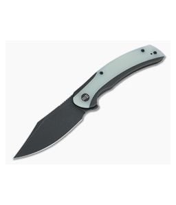 WE Knives Snick Black Stonewashed 20CV Natural G10 Inlaid Nested Frame Lock Flipper WE19022F-4 - WE-WE19022F-4 1