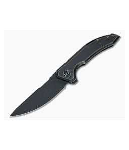 WE Knives Quixotic Black Stonewashed 20CV Antique Bronze Titanium Flipper WE21016-2 - WE-WE21016-2 1