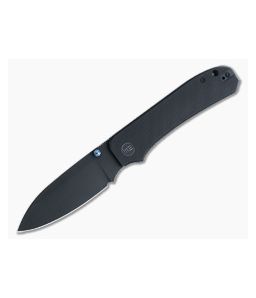 WE Knives Big Banter Black Stonewashed 20CV Black G10 Liner Lock Folder WE21045-1 - WE-WE21045-1 1