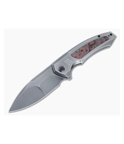 WE Knives Hyperactive Vanax Folder Lava Flow Fat Carbon Inlays WE23030-2 - WE-WE23030-2 1
