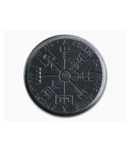 Shire Post Mint Dual Stave Helm of Awe/Vegvisir Viking Worry Coin Iron - SPM-WOR-DUALSTAVE 1
