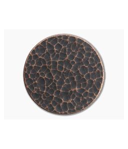 Shire Post Mint Hammered Copper Worry Stone Coin Pre-worn - SPM-WOR-HAM-CIRC 1