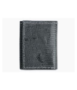 Yoder Leather Company Gray Lizard Trifold Wallet - YLC-015 1