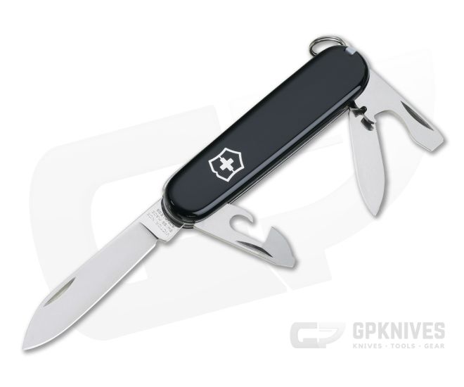 Victorinox Recruit Black Swiss Army Knife 0.2503.3R-X1 - VN-0.2503.3R-X1