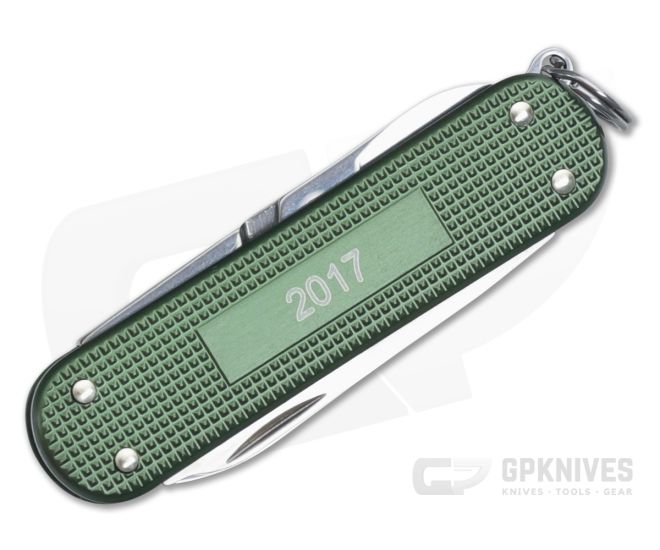 Victorinox Classic SD Olive Green Alox 2017 Limited Edition