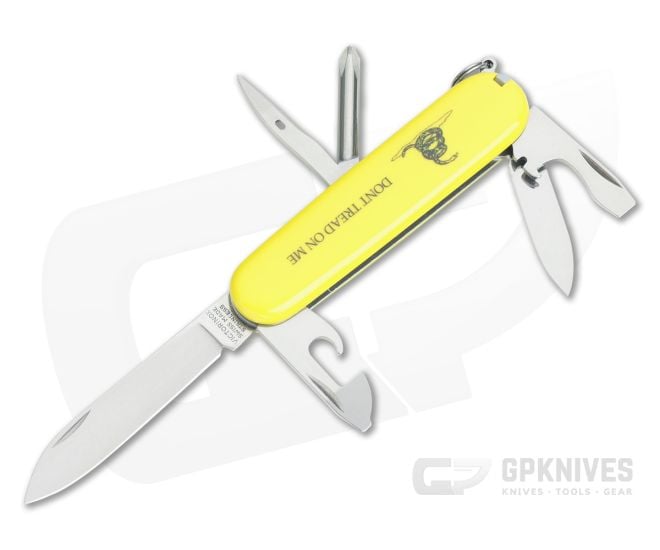 Victorinox Tinker Gadsden Flag Yellow Swiss Army Knife 1.4603R9-X4 - VN-1.4603R9-X4