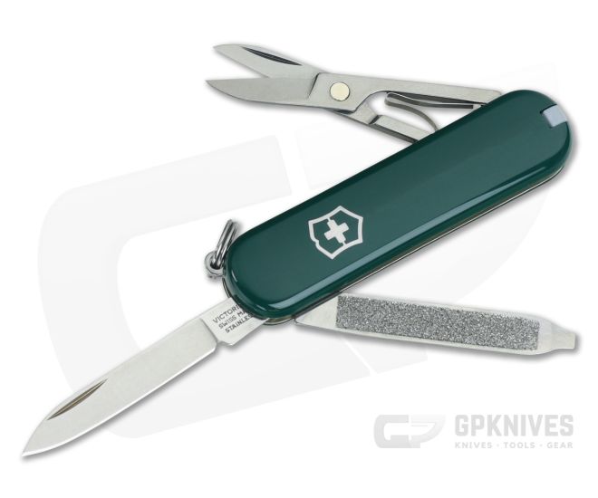 Victorinox Classic SD Hunter Green Swiss Army Knife 0.6223.4-033-X1 - VN-0.6223.4-033-X1