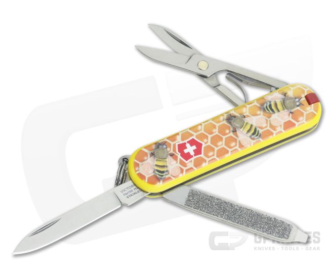 Victorinox Classic SD Honeybee Swiss Army Knife Limited 0.6223.L1702US2 - VN-0.6223.L1702US2